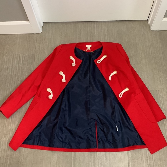 J.CREW red Trenchcoat - Picture 9 of 16